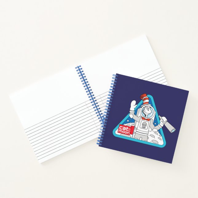 Carnet Dr. Seuss | Chat dans la Lune Graphique de l'espac (Intérieur)