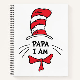 Carnet Dr Seuss   Chat dans le Casquette - Papa Je suis