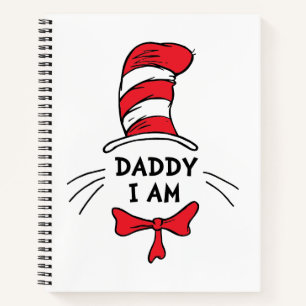 Carnet Dr Seuss   Chat dans le Casquette - Papa Je suis