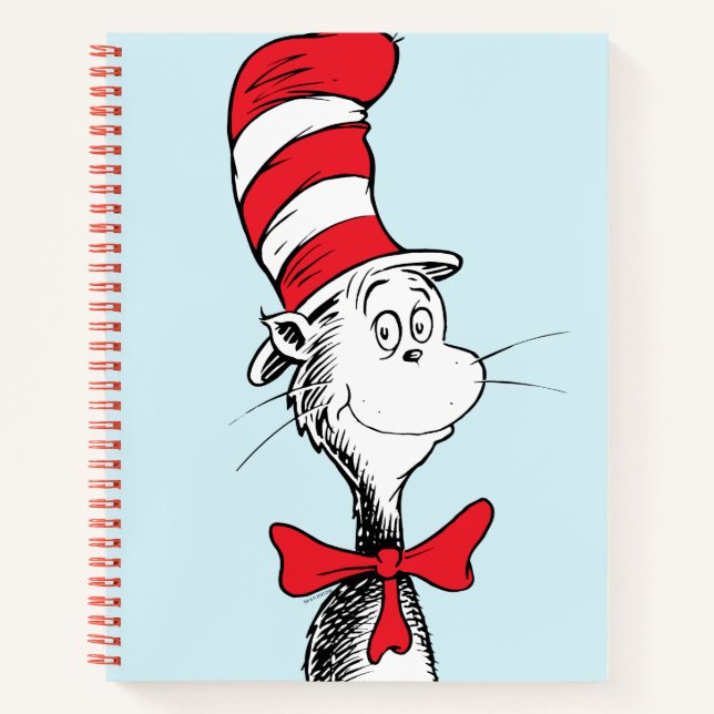 Carnet Dr. Seuss Je Chat dans le Chapeau Debout (Devant)