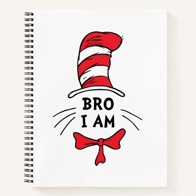 Carnet Dr. Seuss | Le Chat dans le Chapeau - Frère (Devant)