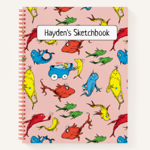 Carnet Dr. Seuss   Un Poisson Deux Poissons Dessin de mot