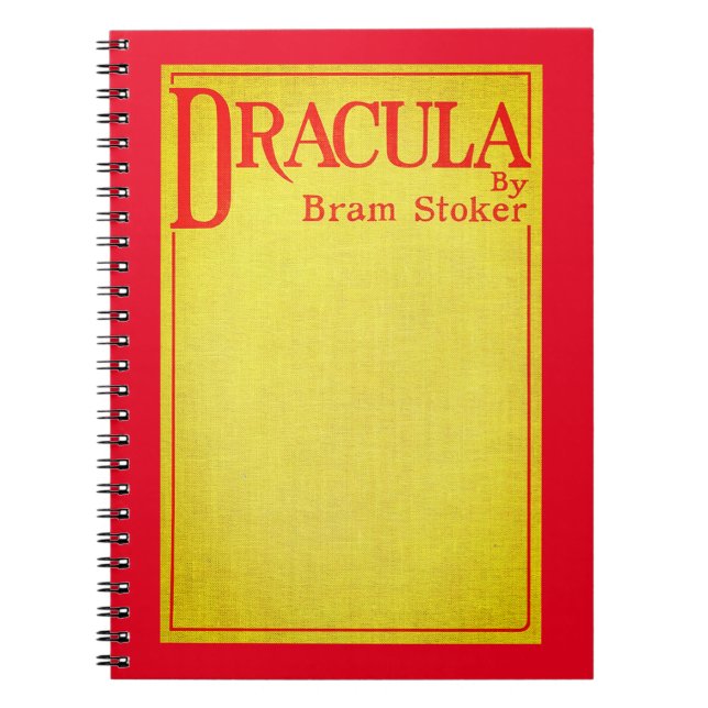 Carnet Dracula Couverture de la première édition (Devant)