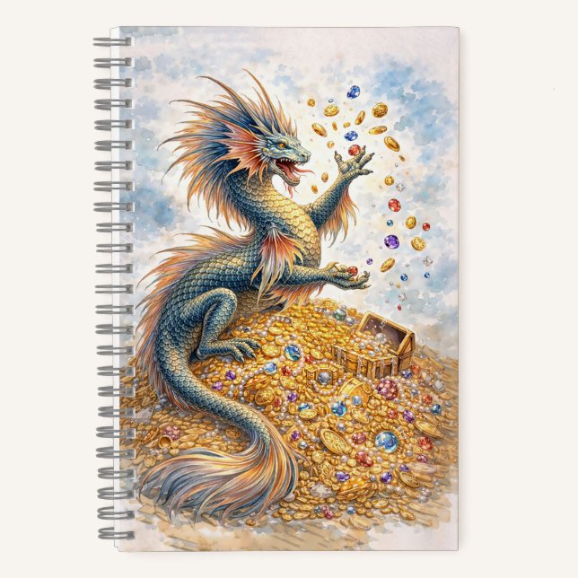 Carnet Dragon Aquatique (Recto)