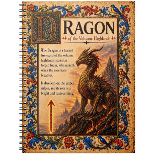 Carnet Dragon, Art du Bestiaire Médiéval