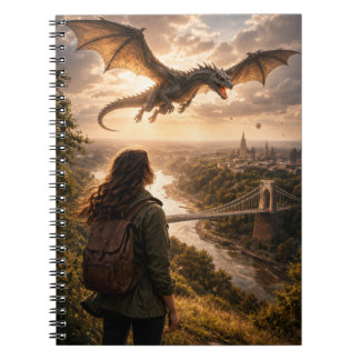 Carnet Dragon au-dessus du pont suspendu de Clifton