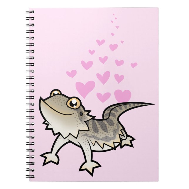 Carnet Dragon barbu / Dragon de Rankin Amour (Devant)