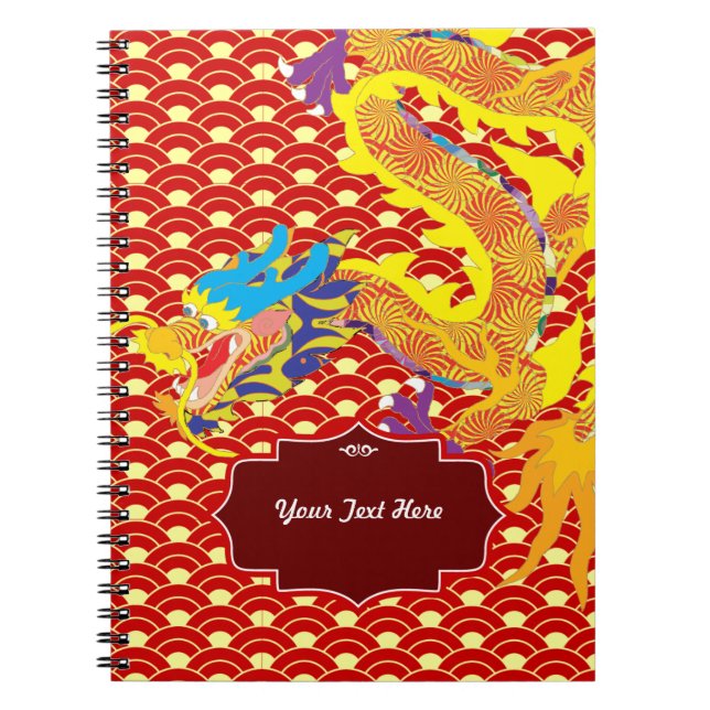 Carnet Dragon chinois (Devant)