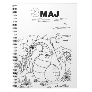 Carnet dragon cyrillique serbe