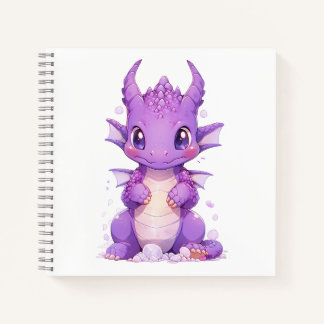 Carnet Dragon de bébé pourpre