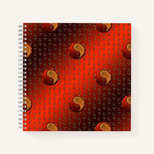 Carnet Dragon de bois (Devant)