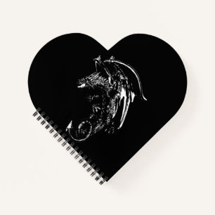 Carnet Dragon de la Nuit Fantasy Gothique Dragon du Ciel
