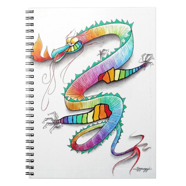 CARNET DRAGON DU TECHNICOLOR FIRE-BREATHING (Devant)