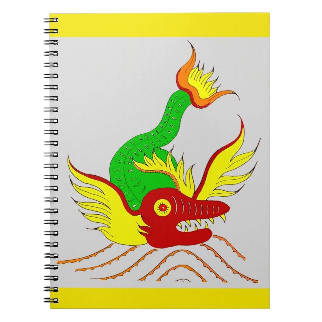 Carnet dragon effrayant (Devant)