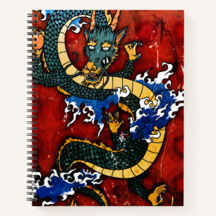 Carnet Dragon japonais