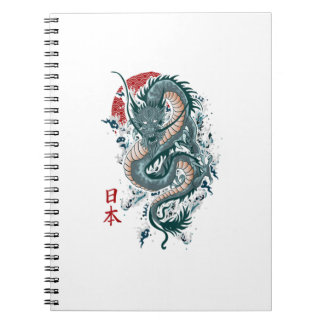 Carnet Dragon japonais traditionnel Art Dragon japonais