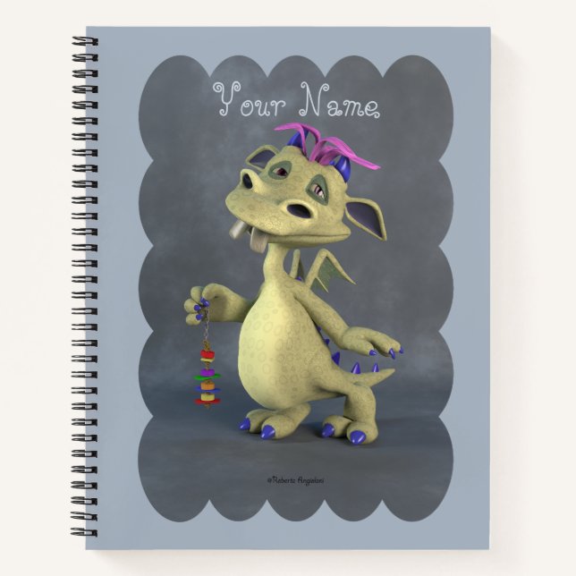 Carnet Dragon jaune (Devant)