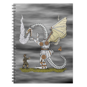 Carnet Dragon mécanique