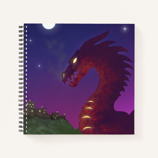 Carnet Dragon médiéval (Devant)
