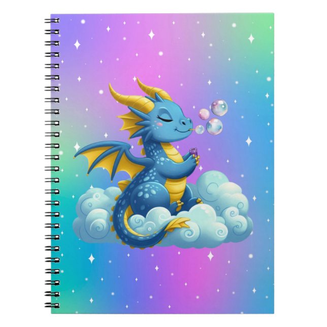 Carnet Dragon mignon/Whimsical (Devant)