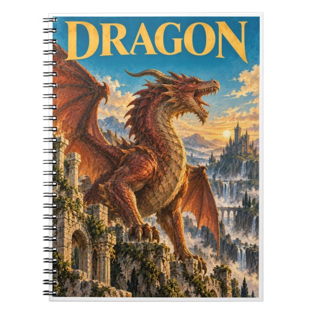 Carnet Dragon, Monstre Fantastique Gothique (Devant)