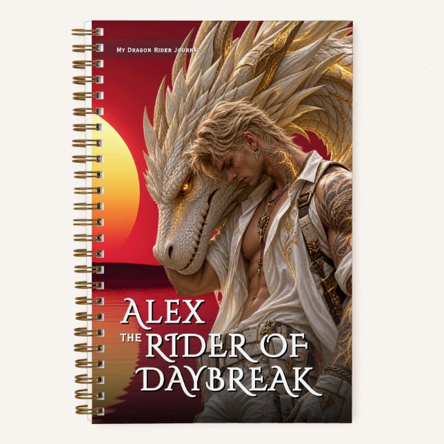 Carnet Dragon Mythique de l'Aube Fantastique Aventure (Recto)