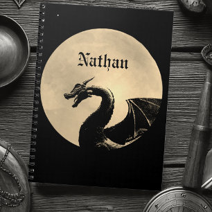 Carnet Dragon mythique Personnalisé