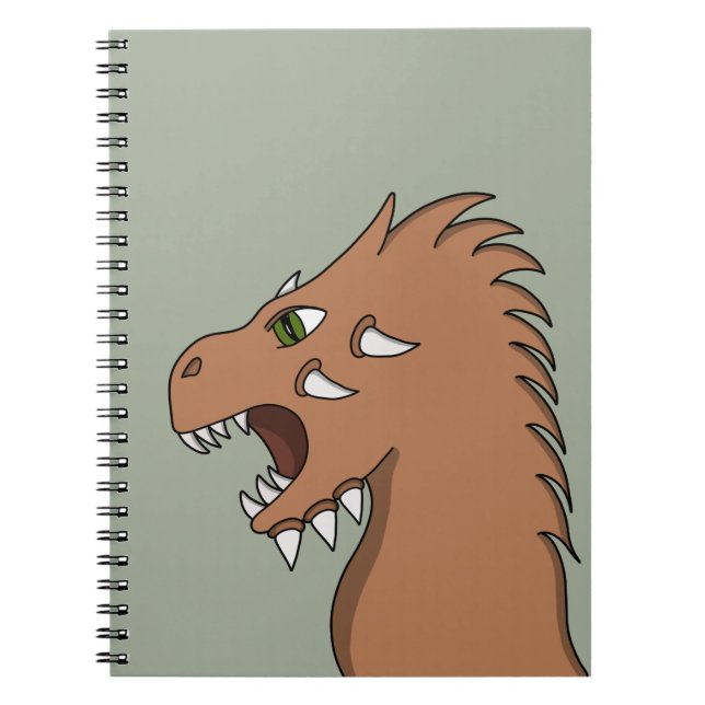 Carnet Dragon preparing to breathe fire (Devant)