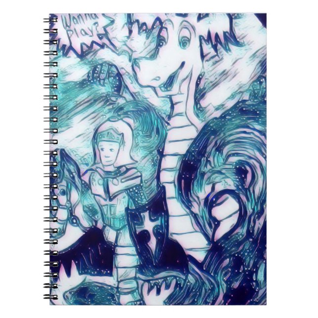Carnet Dragon’s Play : L’aventure imaginative d’un cheval (Devant)