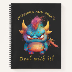 Carnet Dragon Stubborn Deal Avec Il Mignonne Adorable Drô