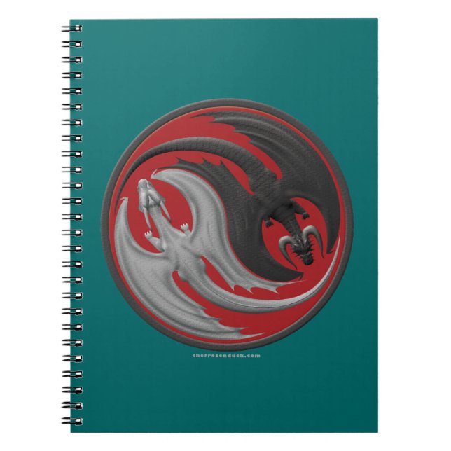 Carnet Dragon Yin-Yang (Devant)