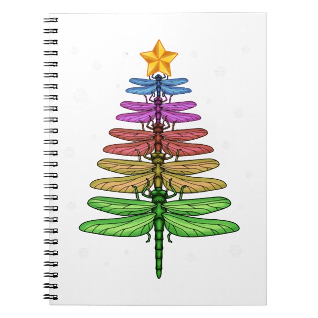 Carnet Dragonfly Christmas Tree Chemise Insect Lover Xmas (Devant)