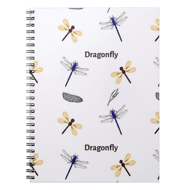 Carnet Dragonfly pattern (Devant)