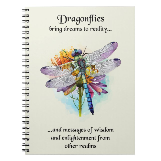Carnet Dragonfly tendance (Devant)