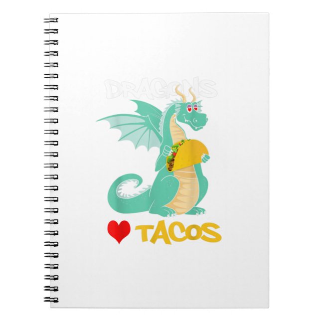 Carnet Dragons Love Tacos  (Devant)