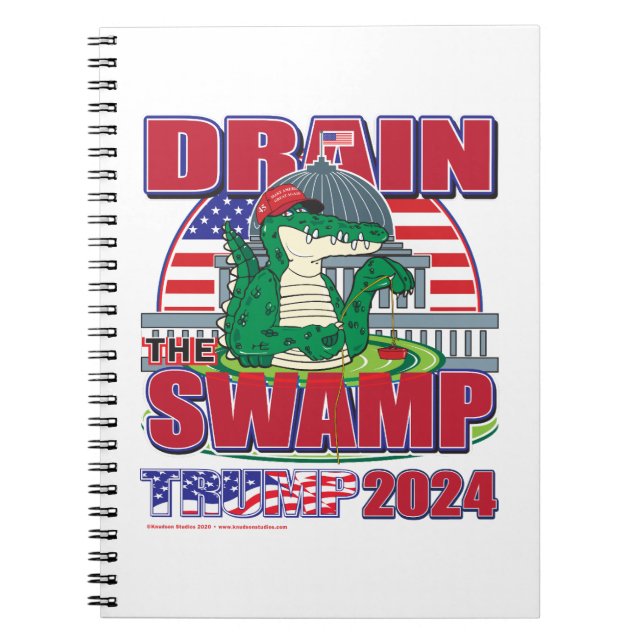 Carnet Drain-The-Swamp-Trump-2024 (Devant)