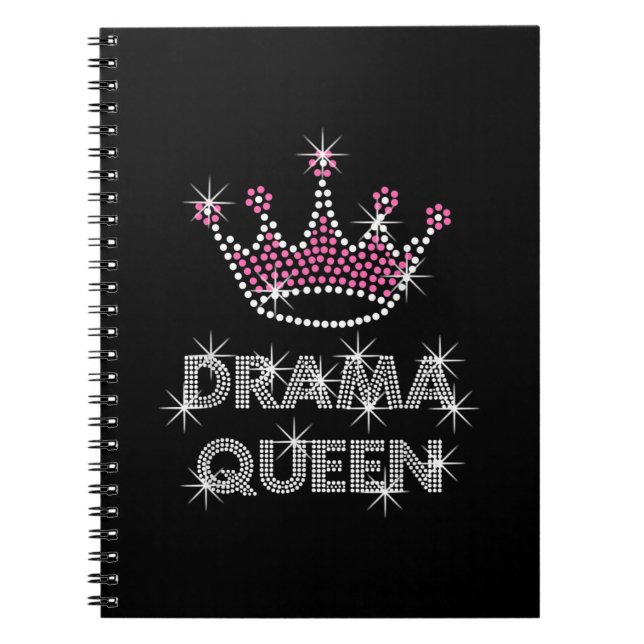 Carnet Drama Queen Actrice intérimaire Étudiante de ciném (Devant)