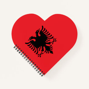 Carnet Drapeau albanais