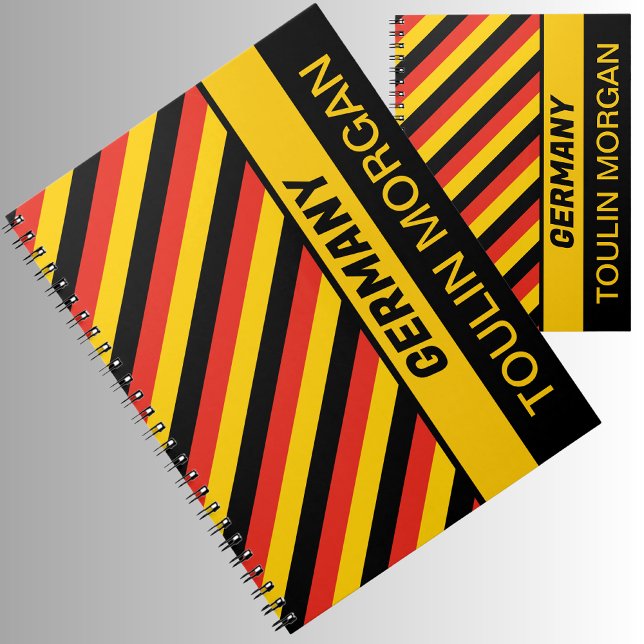 Carnet Drapeau allemand personnalisé (Créateur téléchargé)