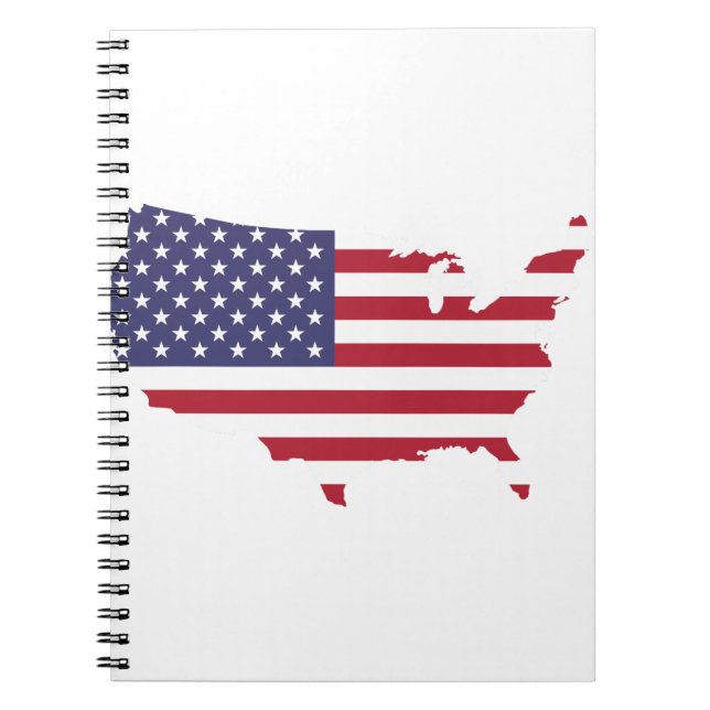 Carnet drapeau américain (Devant)