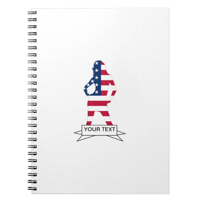 Carnet Drapeau américain (Devant)