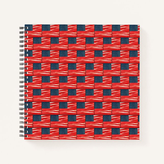 Carnet Drapeau américain (Devant)