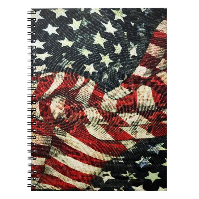 Carnet Drapeau américain-Camouflage par Shirley Taylor (Devant)