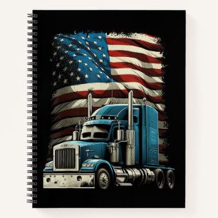 Carnet Drapeau américain de camionnette pour voiture patr