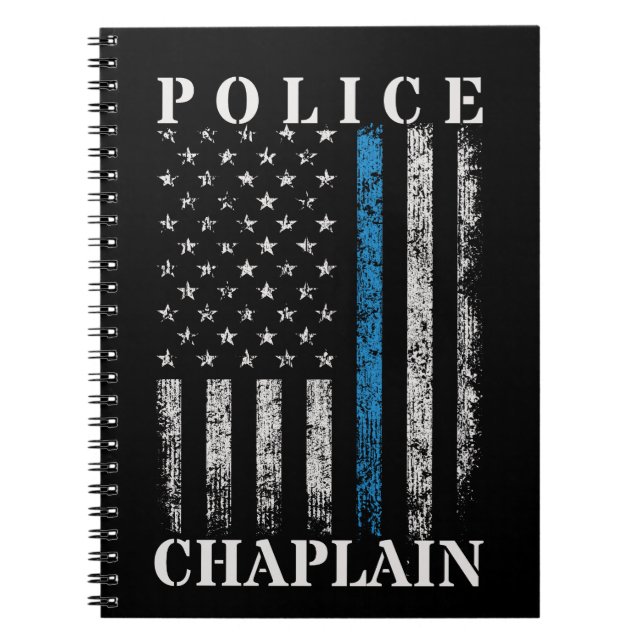 Carnet Drapeau américain de l'aumônier de police (Devant)