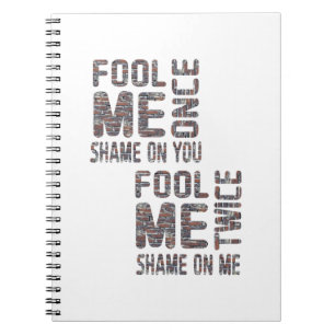 Carnet Drapeau américain noir et blanc rétro vintage