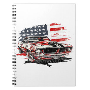 Carnet Drapeau Américain Patriotique