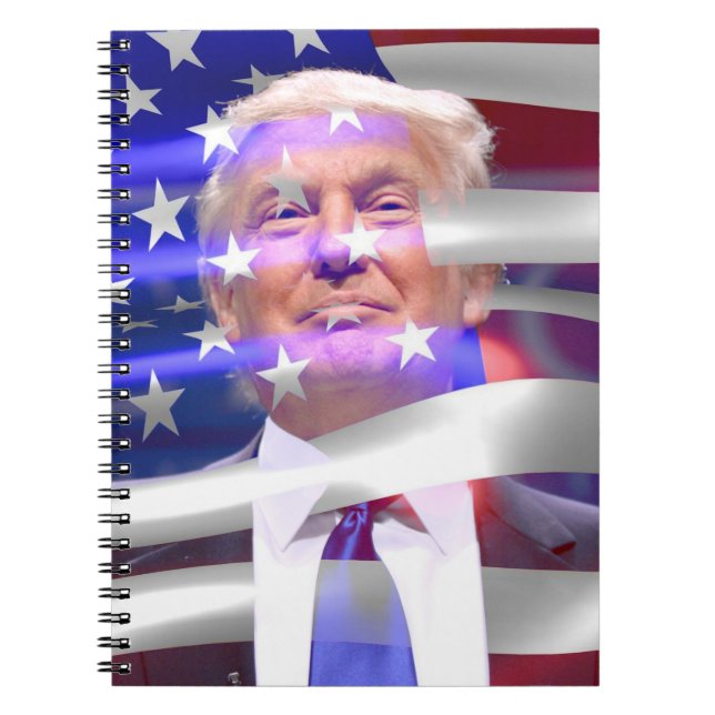 Carnet drapeau américain trump 2020 (Devant)