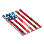 Carnet drapeau américain vertical (Côté Droit)