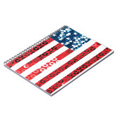 Carnet drapeau américain vertical (Côté gauche)